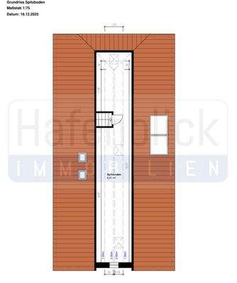 Grundriss Spitzboden