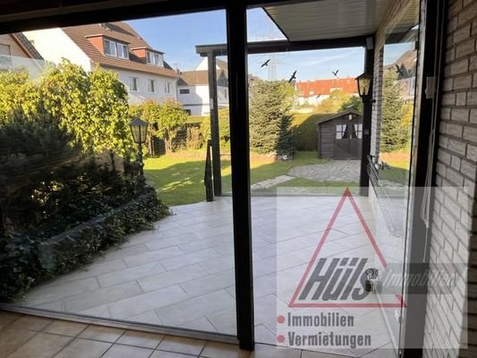 Blick auf die Terrasse