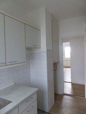 Stellplatz für die Waschmaschine in der Küche