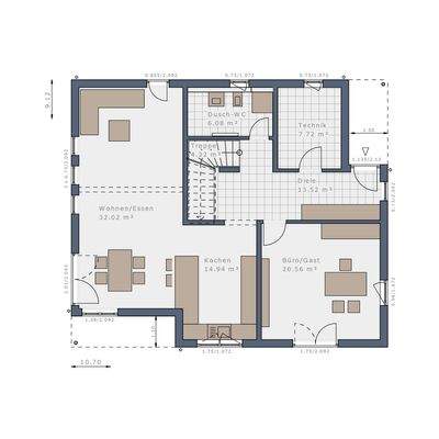 Grundriss Erdgeschoss