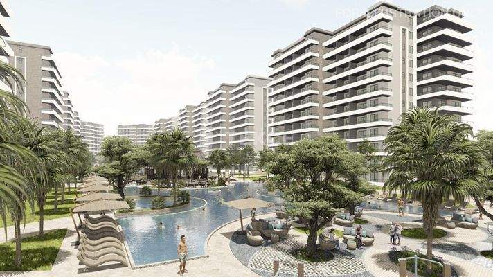 Apartments in Great Project Near the Sea in North Cyprus İskele
