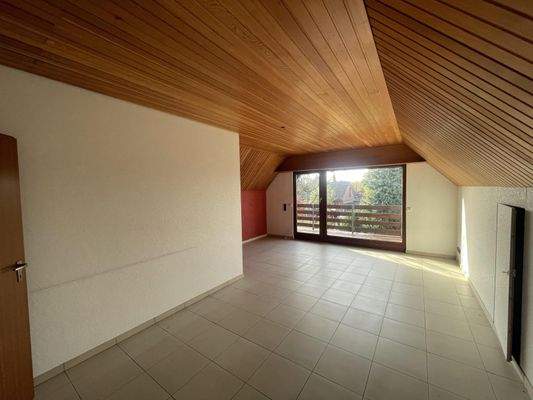 Blick in das Wohnzimmer (DG)