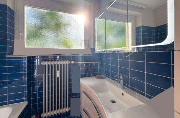 schönes Tageslichtbad