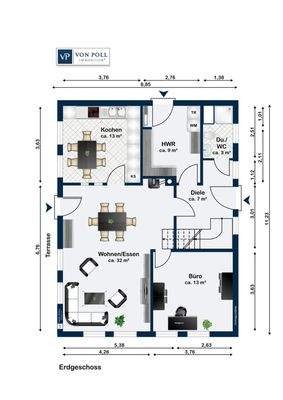 Grundriss Erdgeschoss