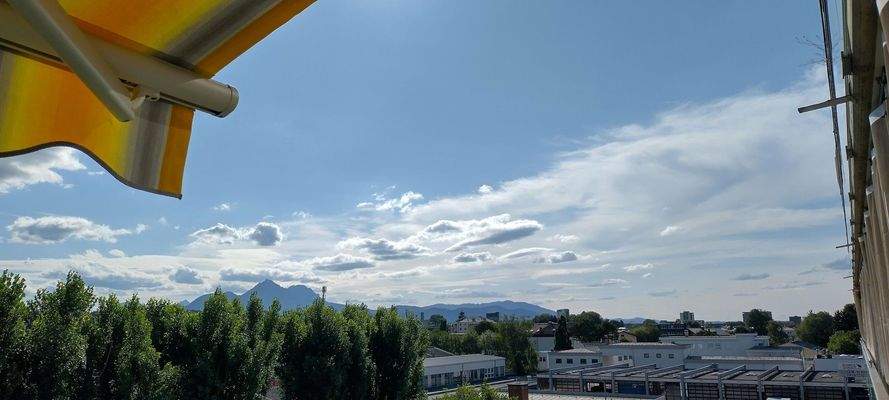 Loggia Blick nach Südwest