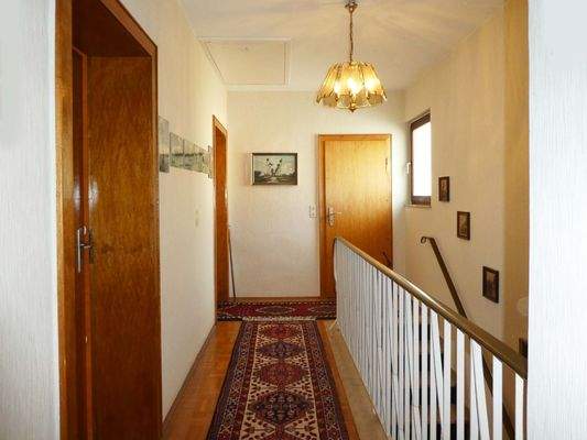 Blick zum Badezimmer