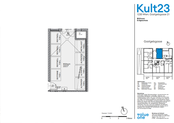 Erdgeschoss Müllraum