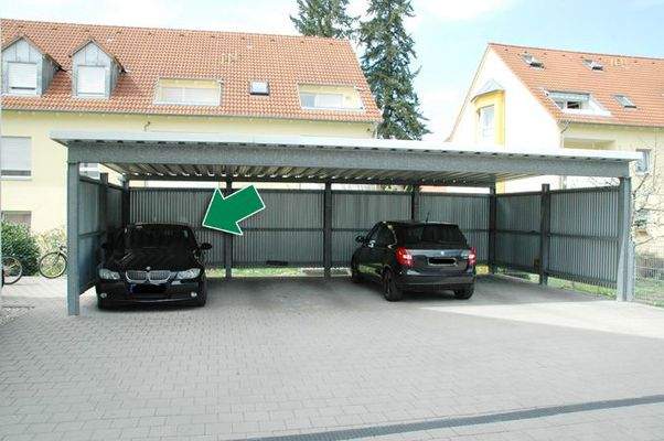 Carport-Stellplatz