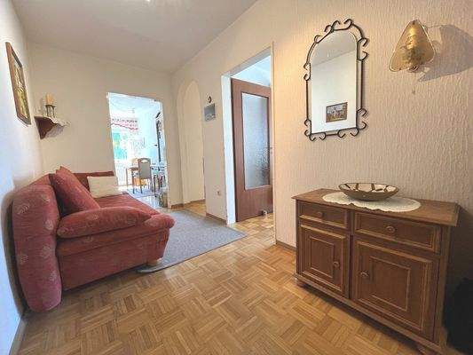 Hier ist der Flur auch Wohnraum