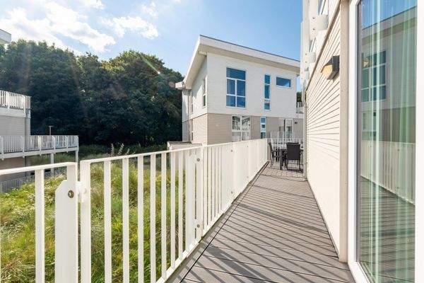 Balkon vom Schlafzimmer aus