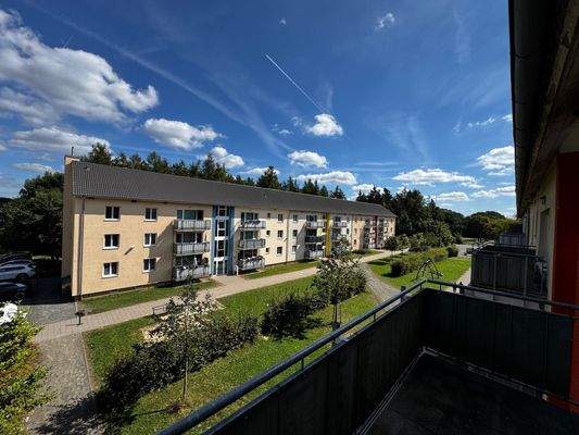 Wohnanlage mit Balkonblick