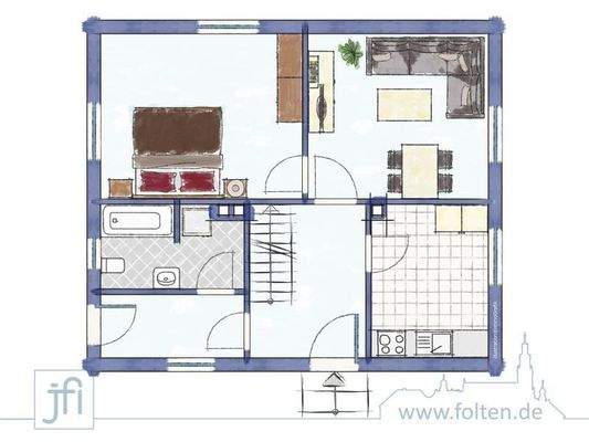 Grundriss Einfamilienhaus - EG