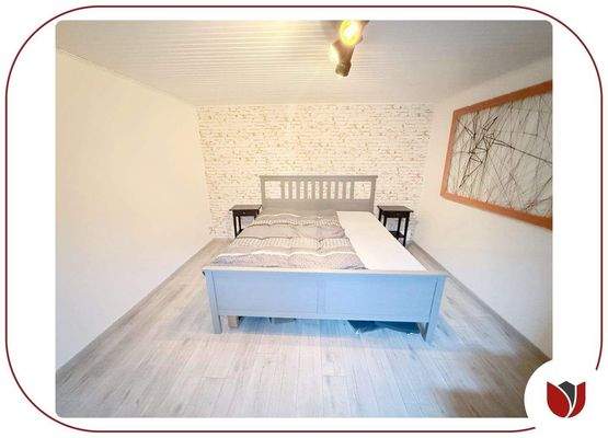 Wohnlich hergerichtet: Gästezimmer im Untergeschos