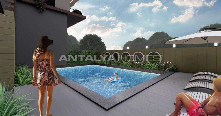 Real Estate with Rich Communal Amenities in Alanya Mahmutlar