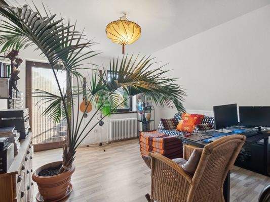 Schlafzimmer - aktuell Homeoffice