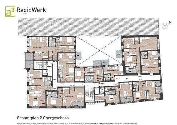 Gesamtplan 2. Obergeschoss