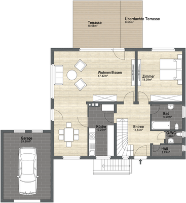 Grundriss Erdgeschoss