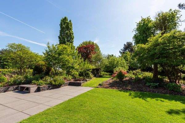 Der Gartenteil zum Rhein 