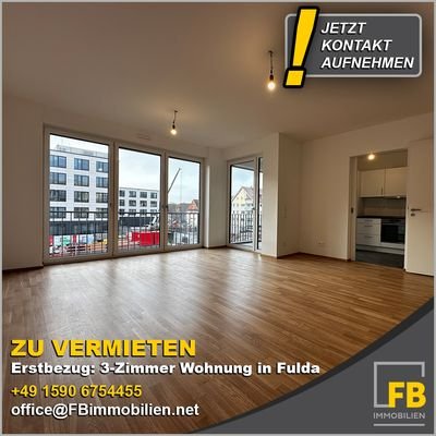 Erstbezug: 3-Zimmer in der Innenstadt von Fulda