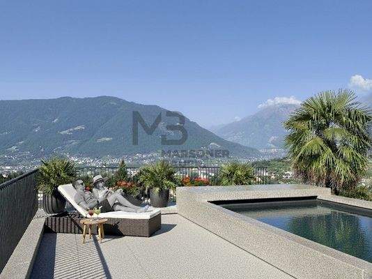 Rendering Terrace Duplex Schenna