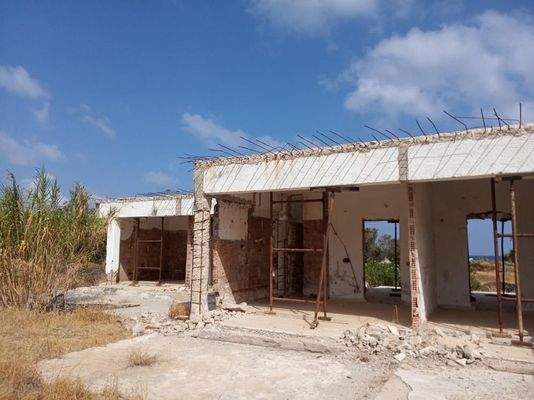 Ein wirklich erstaunliches Grundstück am Meer in Stavros, Chania