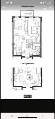 Dachgeschoss-Grundriss