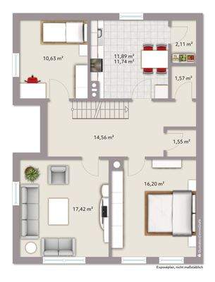 Grundriss Wohnhaus EG