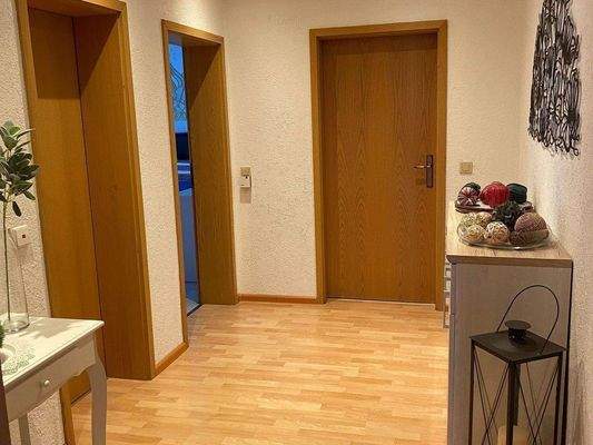 Fluransicht zu den beiden Schlafzimmern EG