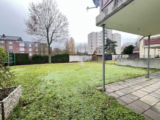 Blick in den Gemeinschaftsgarten