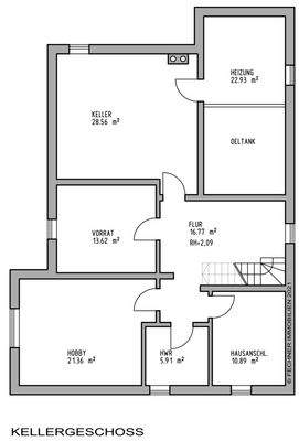 Grundriss Keller