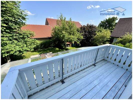 Sonniger Balkon
