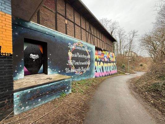 Anlieferung Rückseite in Keller