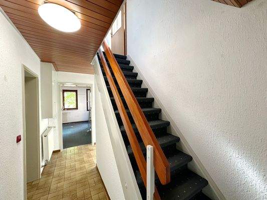 Hauptgebäude Zugang Wohnung