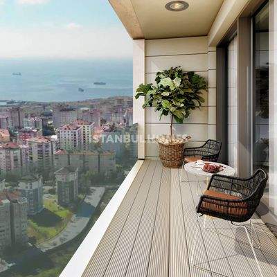 Sea View Apartments Close to Marina in Istanbul Beylikduzu