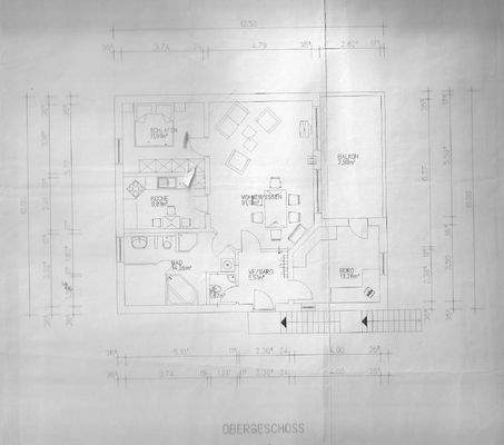 Grundriss 1. OG - Wohnung