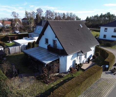 Sicht auf die Terrasse