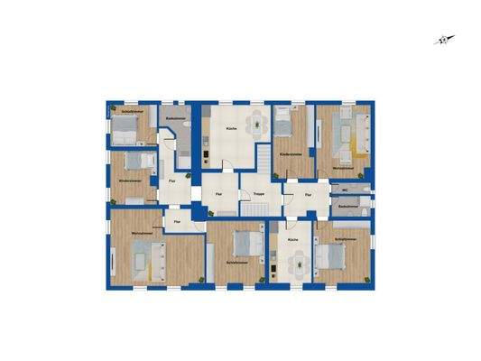 Grundriss Obergeschoss