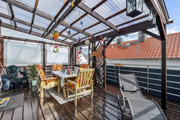 Überdachte Terrasse