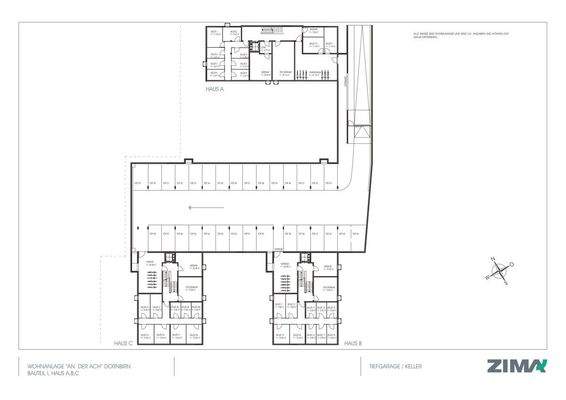 Grundriss Tiefgarage 