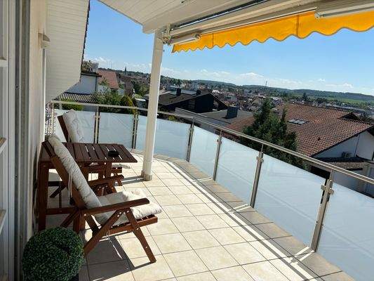 Balkon mit Panoramablick