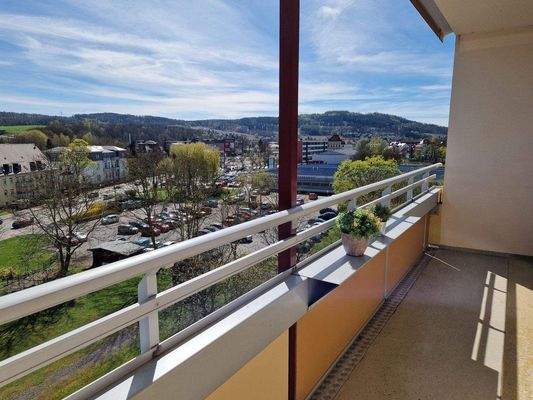 Balkon am Wohnzimmer