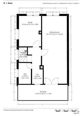 Grundrissplan Obergeschoss