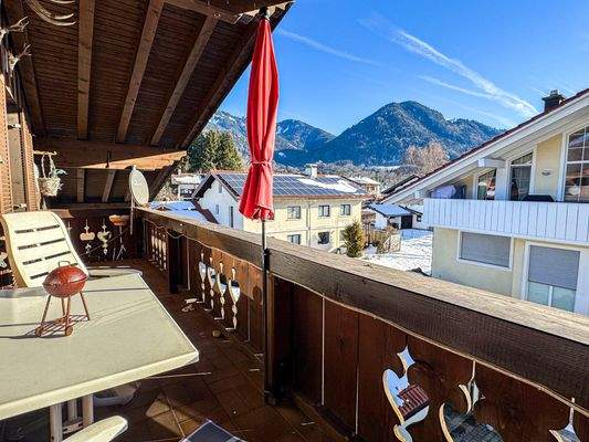 Ausblick vom Südostbalkon