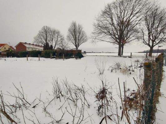 Blick auf das Wohngrundstück