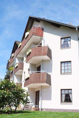 Rückseite des Hauses