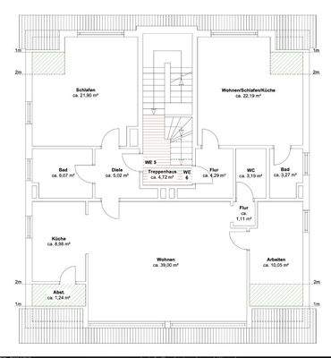 Grundriss Dachgeschoss