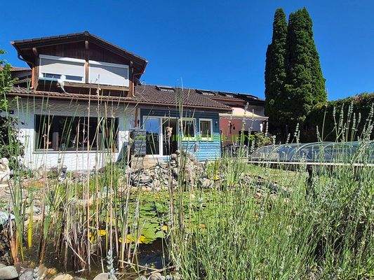 Garten 05 mit Teich und Schwimmingpool