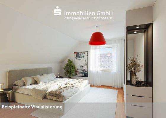 Schlafzimmer im Dachgeschoss