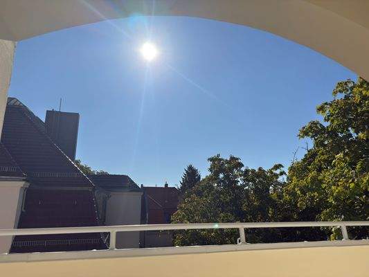 Ausblick vom Balkon