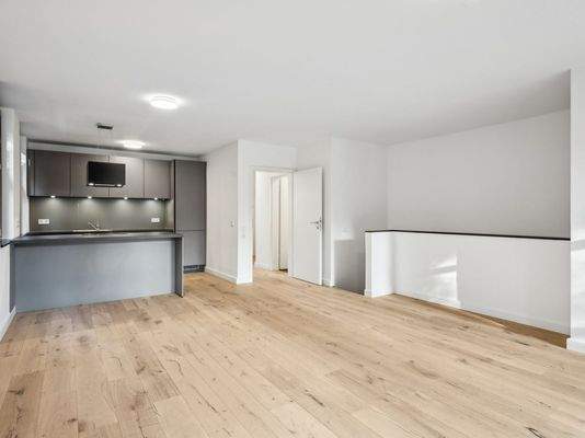 Wohnbereich und Küche